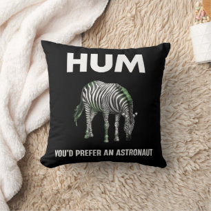 Hum Sie bevorzugen einen Adtronaut Funny Zebra Kissen