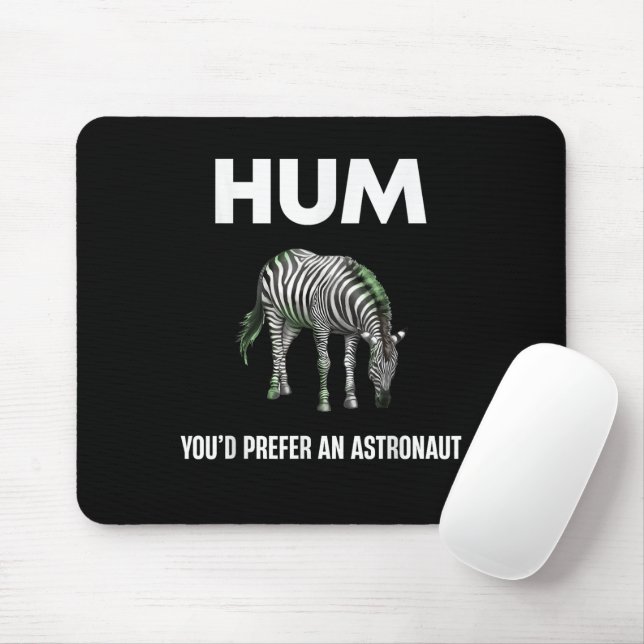 Hum Sie bevorzugen einen Adtronaut Funny Zebra Mousepad (Mit Mouse)