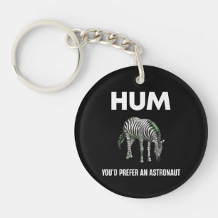 Hum Sie bevorzugen einen Adtronaut Funny Zebra Schlüsselanhänger