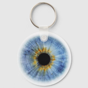Human blue eyeball schlüsselanhänger