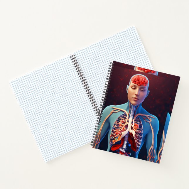 Human Body Spiral Notebook Notizbuch (Innenseite)