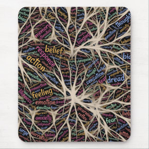 Human Experience Inspirational Word Art Mousepad