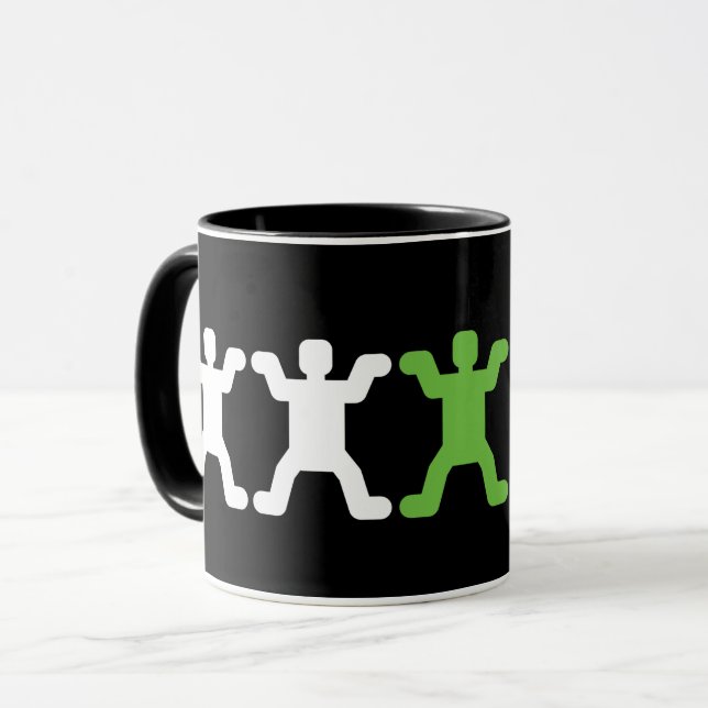 Human Figure Pictogramm - Standout Tasse (Vorderseite Links)