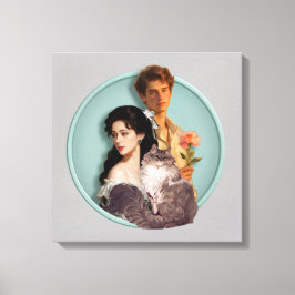 Human Form, Feline Soul – Mystic Cat Wall Art Leinwanddruck