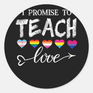 HUMAN Rainbow Flag 6 Runder Aufkleber