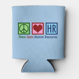 Human Resources Peace Liebe HR Office Blue Dosenkühler