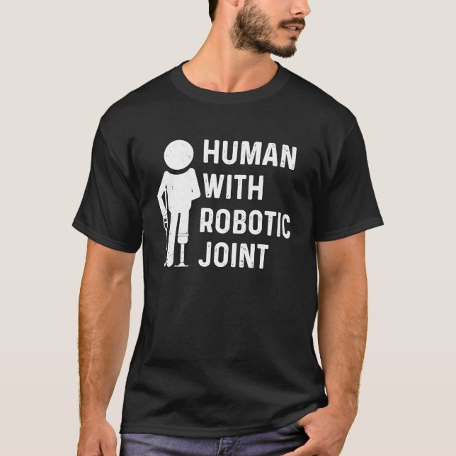 Human With Robotic Joint Blindness T-Shirt (Vorderseite)