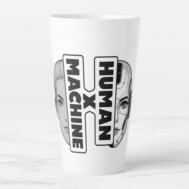 HUMAN x MACHINE Milchtasse (Vorderseite)