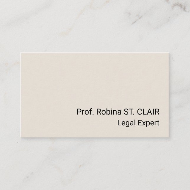 Humane Law Beruflich Business Card Visitenkarte (Vorderseite)