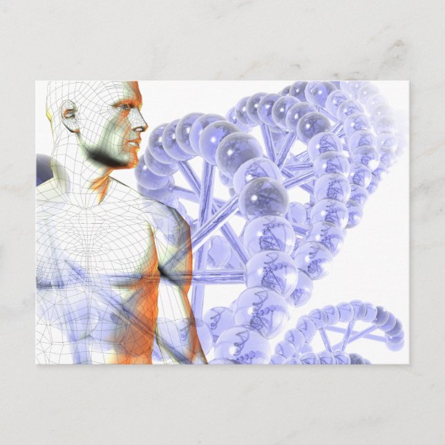 Humangenom Postkarte (Vorderseite)