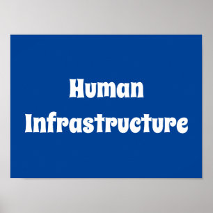 Humaninfrastruktur Poster