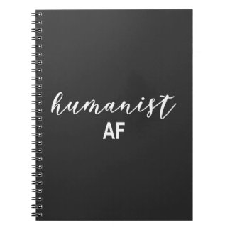 Humanist Typografisches lustiges Notizbuch Notizblock