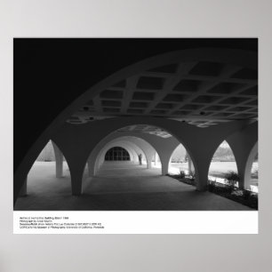 Humanistische Gebäude, März 1966, von Ansel Adams Poster
