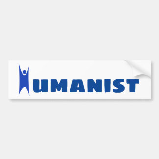 Humanistischer Autoaufkleber