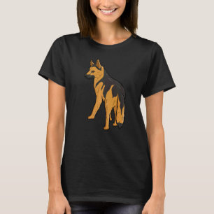 Humanitär und Beschützer, tapferer Deutscher Schäf T-Shirt