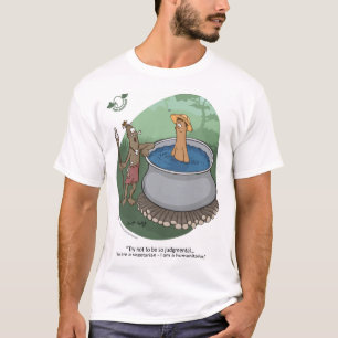 Humanitäre Hilfe und Vegetarier T-Shirt