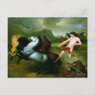 Humanitärer Geist um 1793 Postkarte