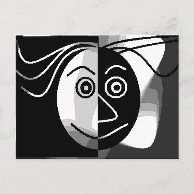 HUMANITÄT POSTKARTE (Vorderseite)