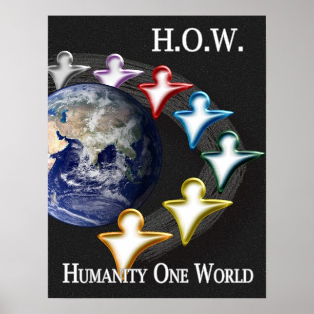 Humanity One World Poster (Vorne)