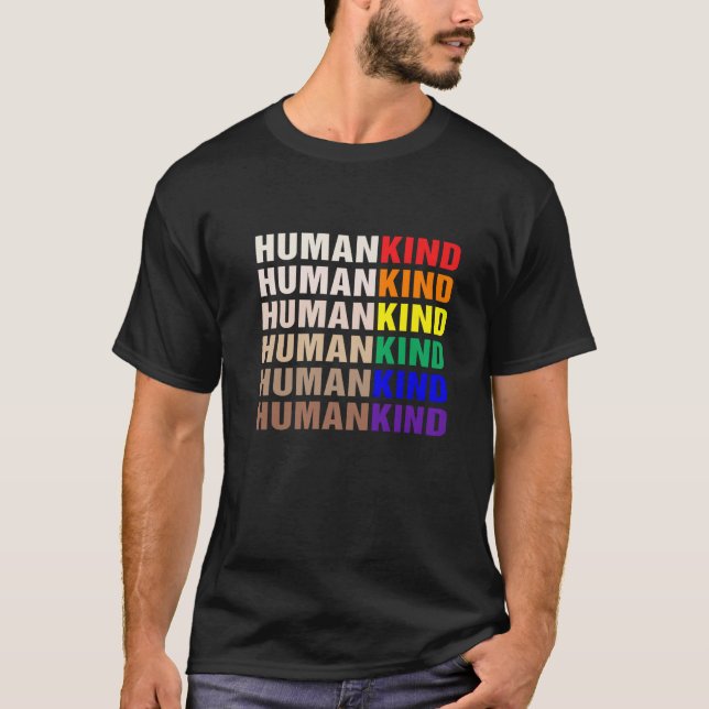 HUMANKIND LGBT Premium T Shirt (Vorderseite)