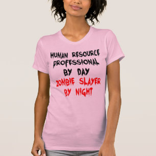 Humanressourcen Beruflich Zombie Joke T-Shirt