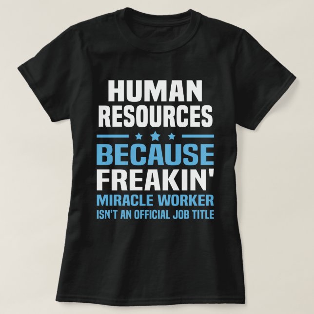 Humanressourcen T-Shirt (Design vorne)