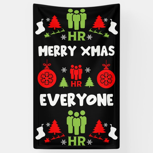 Humanressourcen Ugys Weihnachtsgeschenke Banner (Vertikal)