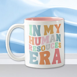 Humanressourcen Zweifarbige Tasse