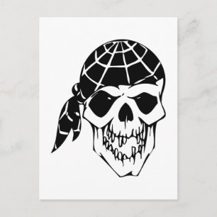 HumanSkull Postkarte