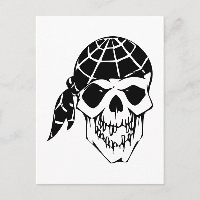 HumanSkull Postkarte (Vorderseite)