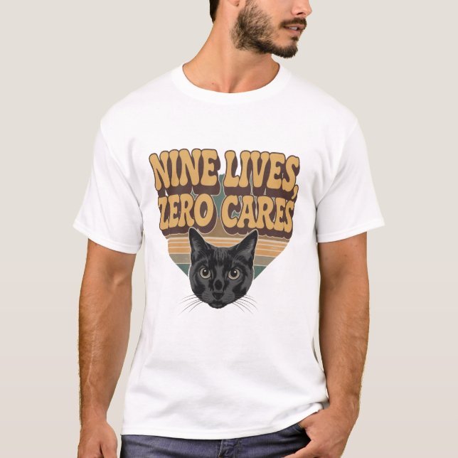 Humaufgeführt Cat Lover T-Shirt (Vorderseite)