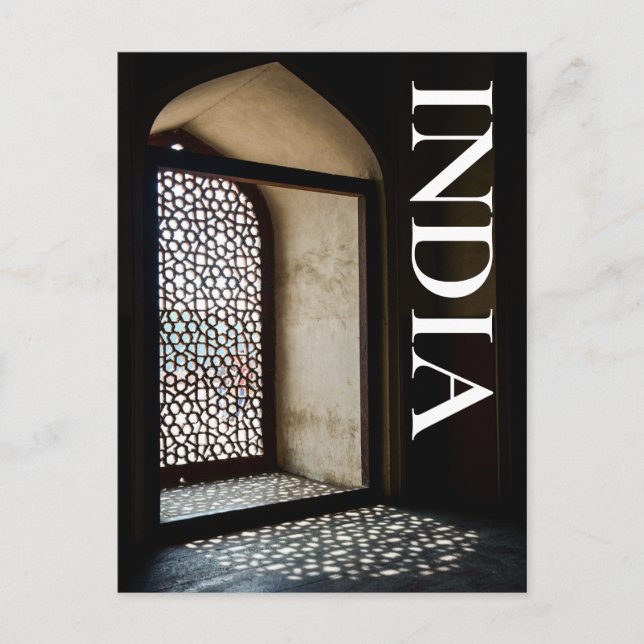 Humayun's Grab in Neu-Delhi Postkarte (Vorderseite)