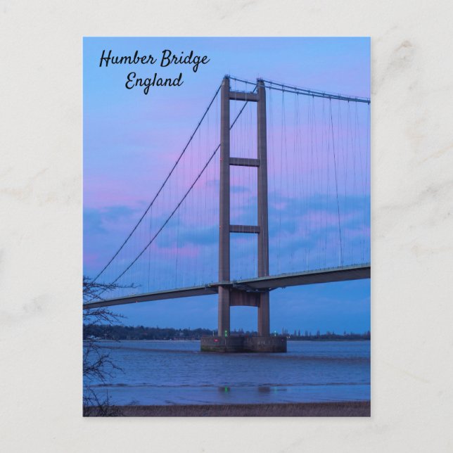 Humber Bridge England Postcard Postkarte (Vorderseite)