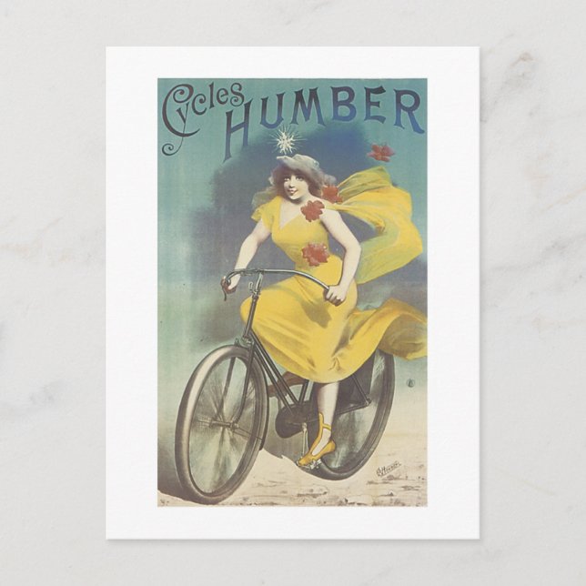 Humber Fahrräder Postkarte (Vorderseite)