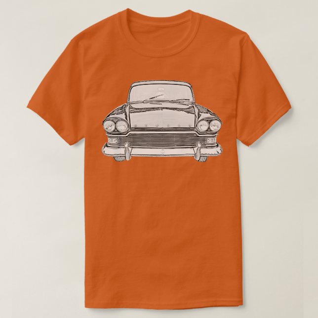 Humber Super Snipe 1960er britischer klassischer M T-Shirt (Design vorne)