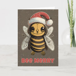 Humble Bee Christmas Card Karte