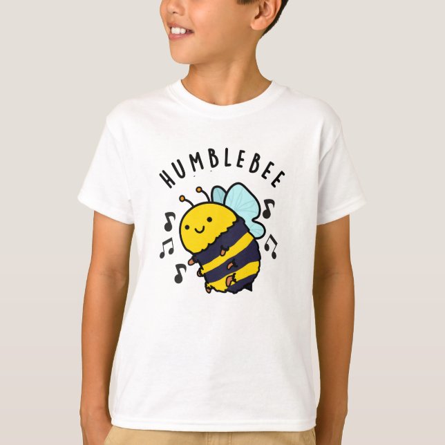 Humble Bee Funny Bumblebee Pun T-Shirt (Vorderseite)