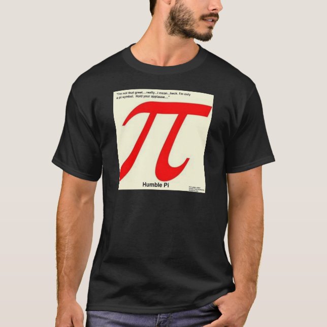 Humble Pi R Square Funny T-Shirt (Vorderseite)