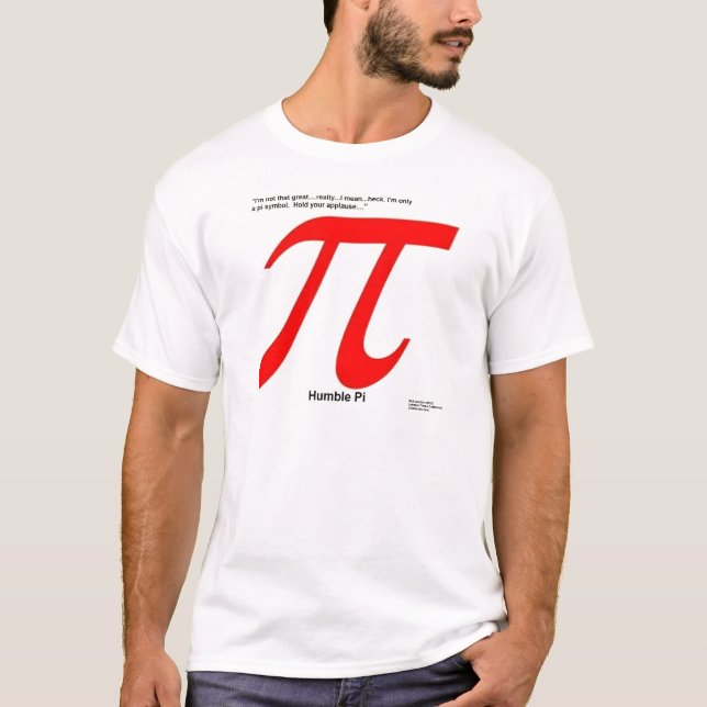 Humble Pi R Square Funny T-Shirt (Vorderseite)
