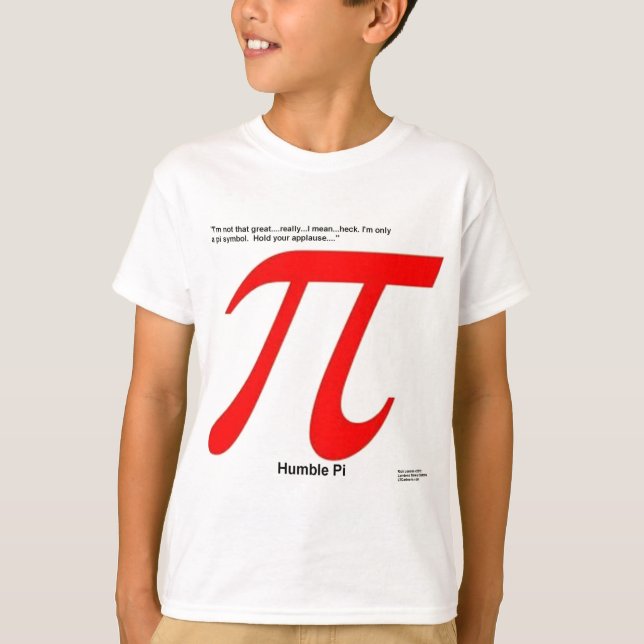 Humble Pi R Square Funny T-Shirt (Vorderseite)