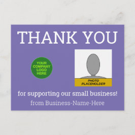 Humble Small Business "DANK YOU" Postcard Postkarte