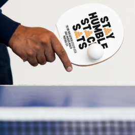 HUMBLE STACK SATS Crypto bleibe Tischtennis Schläger