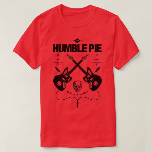 Humble Vintage Pie Guitar-Logo T-Shirt (Design vorne)