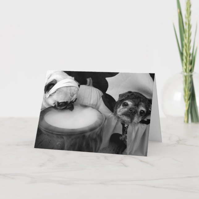 Humblesnot Halloween-Karte: Etwas Brennen Karte (Vorderseite)