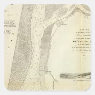 Humboldt Bay, Kalif Quadratischer Aufkleber