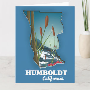 Humboldt-Kalifornien-Karte Karte
