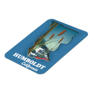 Humboldt Kalifornien Karte Magnet