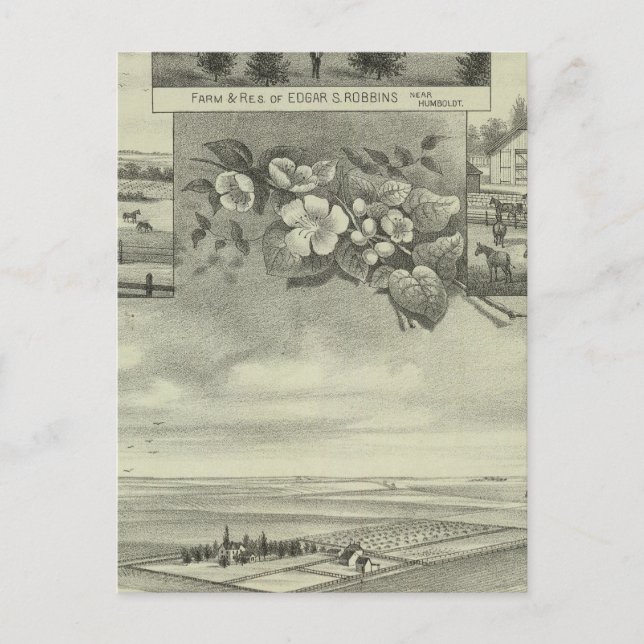 Humboldt, Kansas Postkarte (Vorderseite)