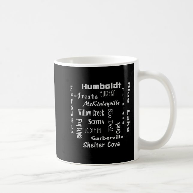Humboldt-Landkreis Kaffeetasse (Rechts)