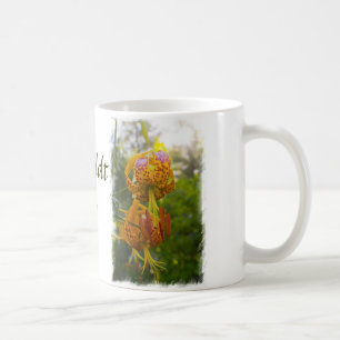 Humboldt Lilies Sunburst auf Weiß Tasse